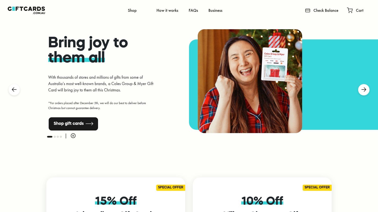 Coles Gift Cards (giftcards.com.au)