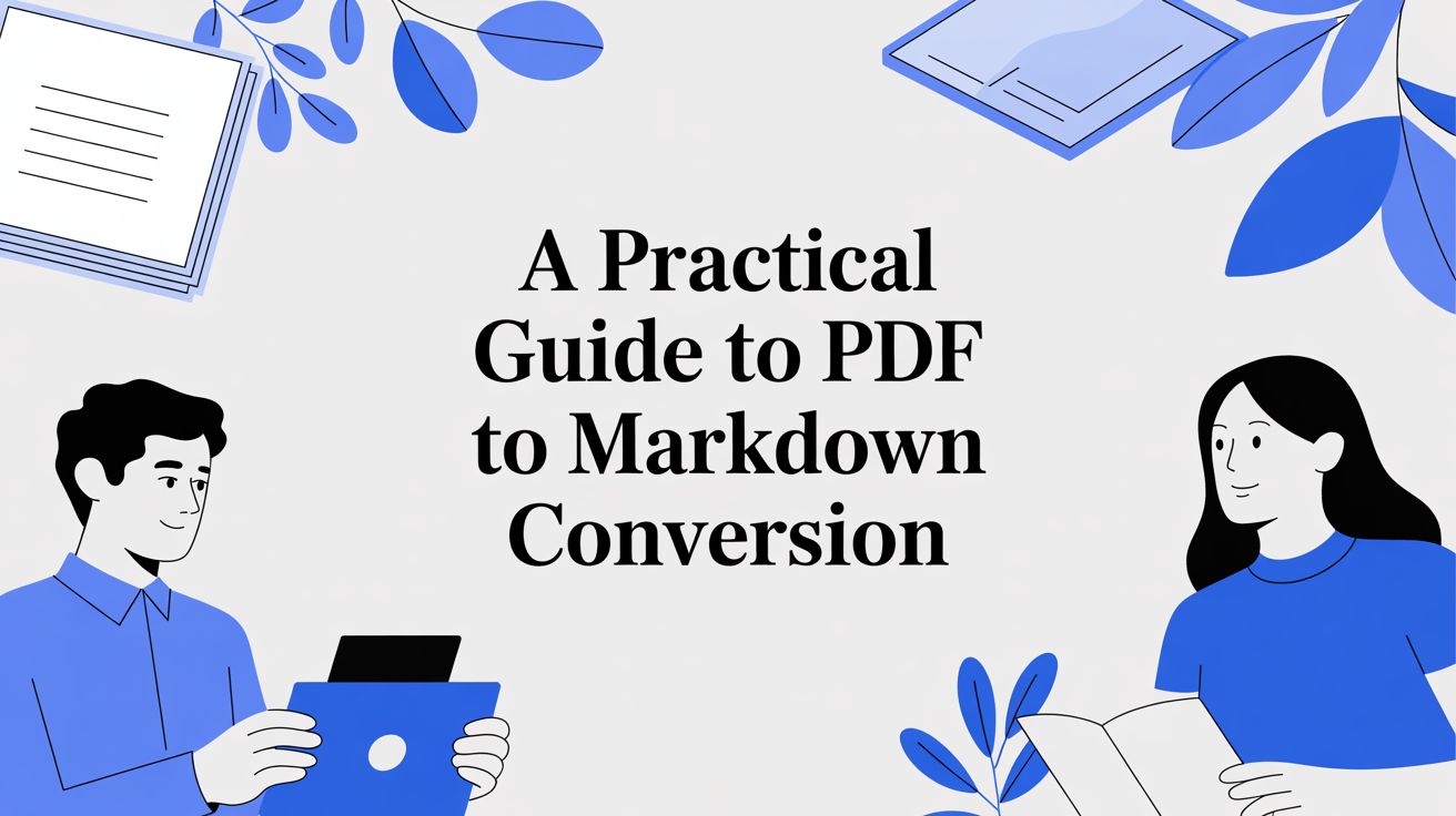 How to Turn a PDF into Usable Markdown Notes | HoverNotes