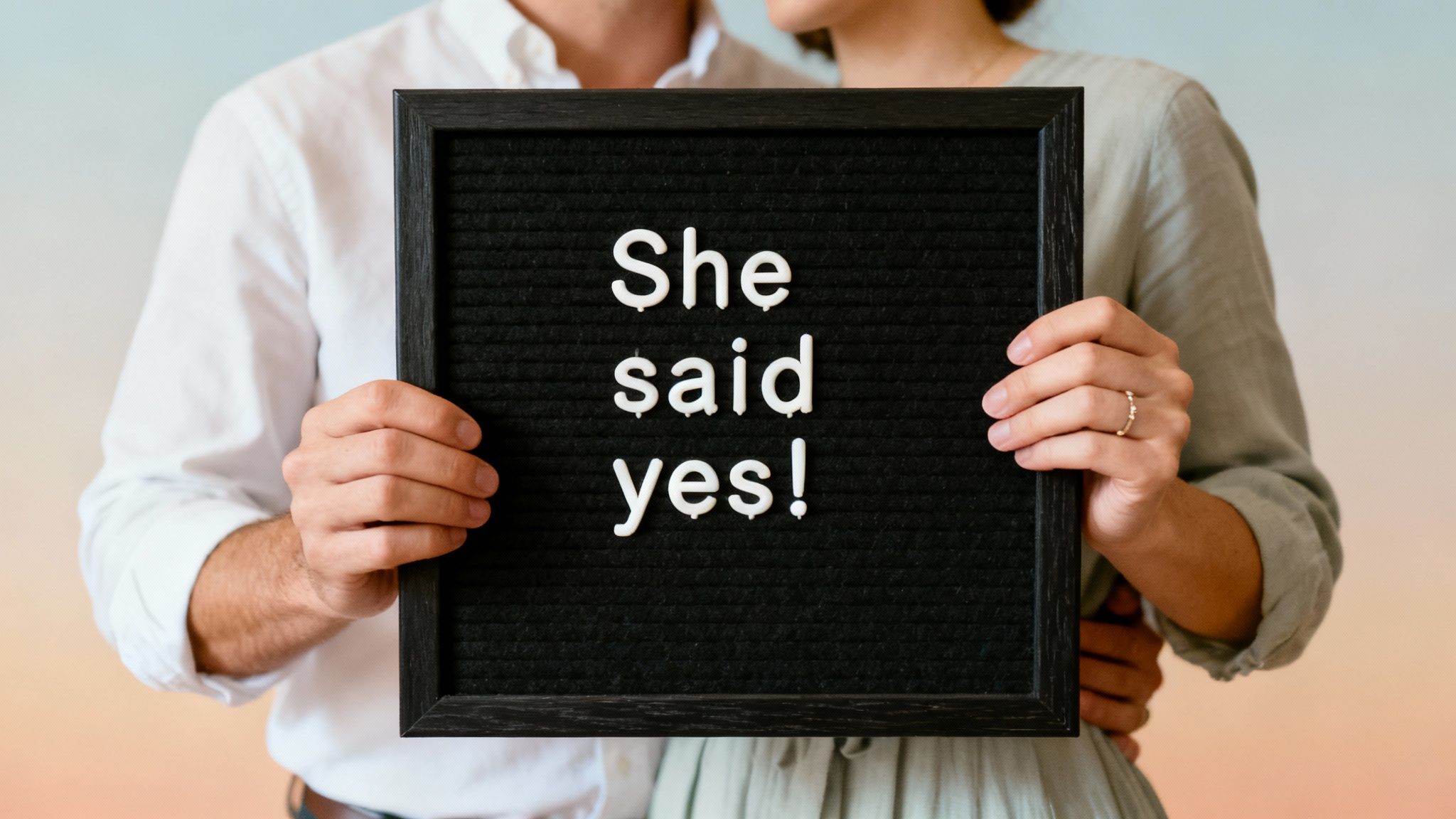 The Candid Proposal Moment