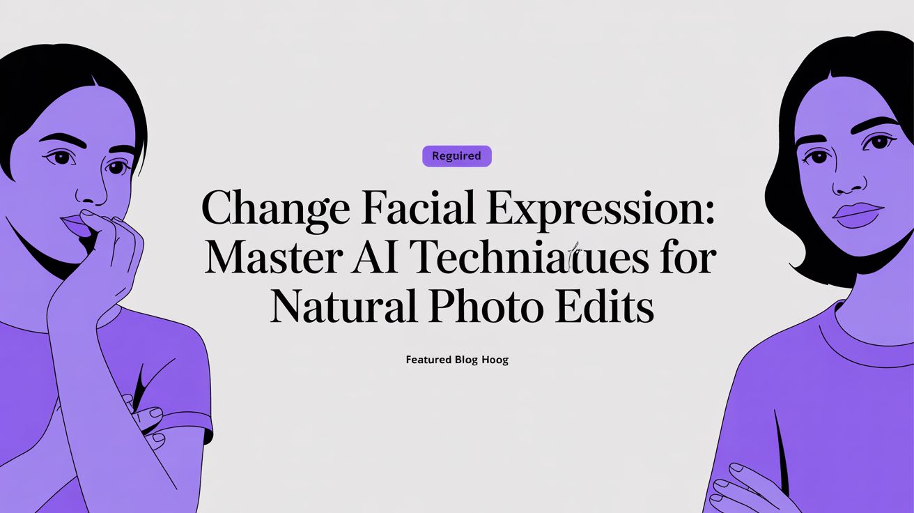 Change facial expression: Master AI Techniques for Natural Photo Edits