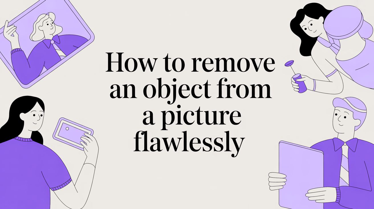 How to Remove an Object From a Picture Flawlessly