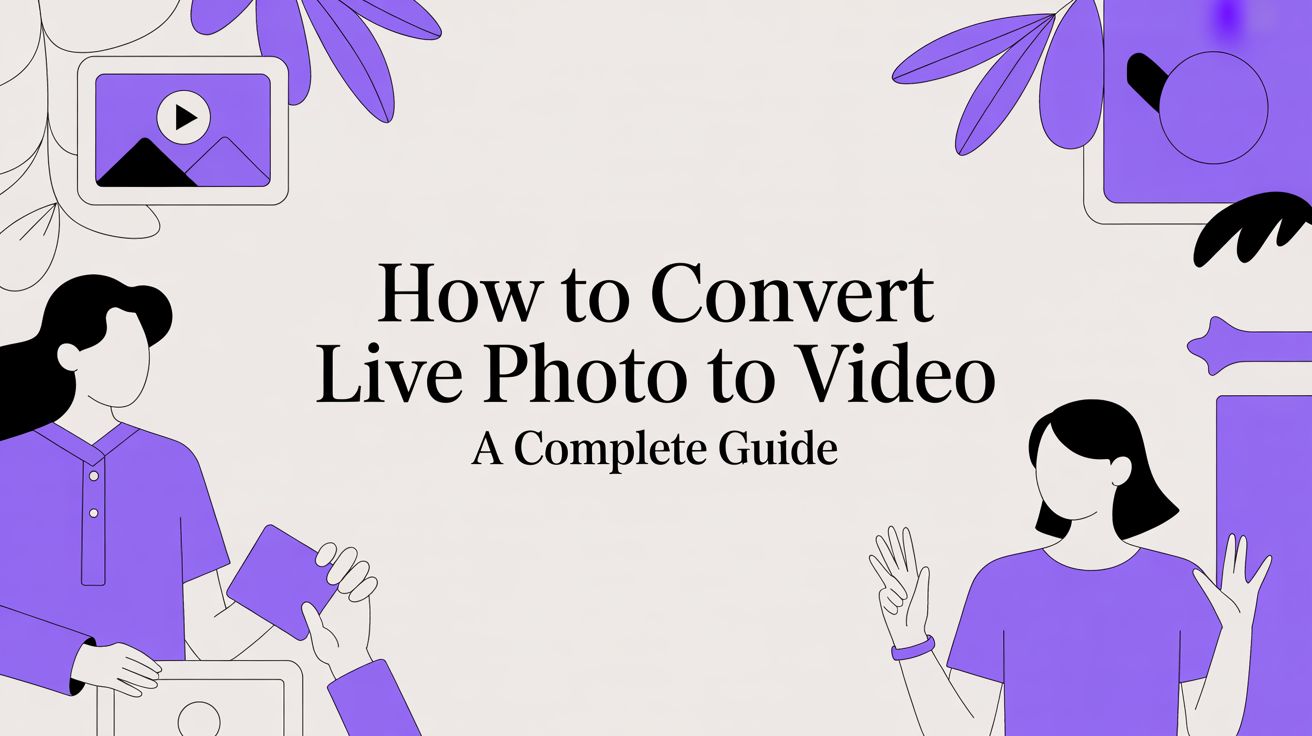 How to Convert Live Photo to Video: A Complete Guide