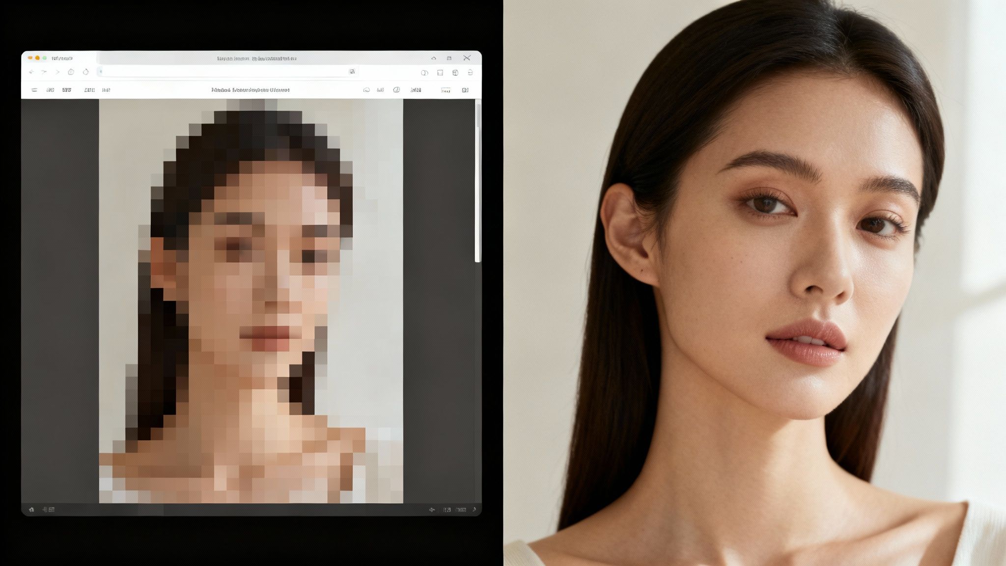 A camera lens reflecting a cityscape, symbolizing high-quality digital imagery.