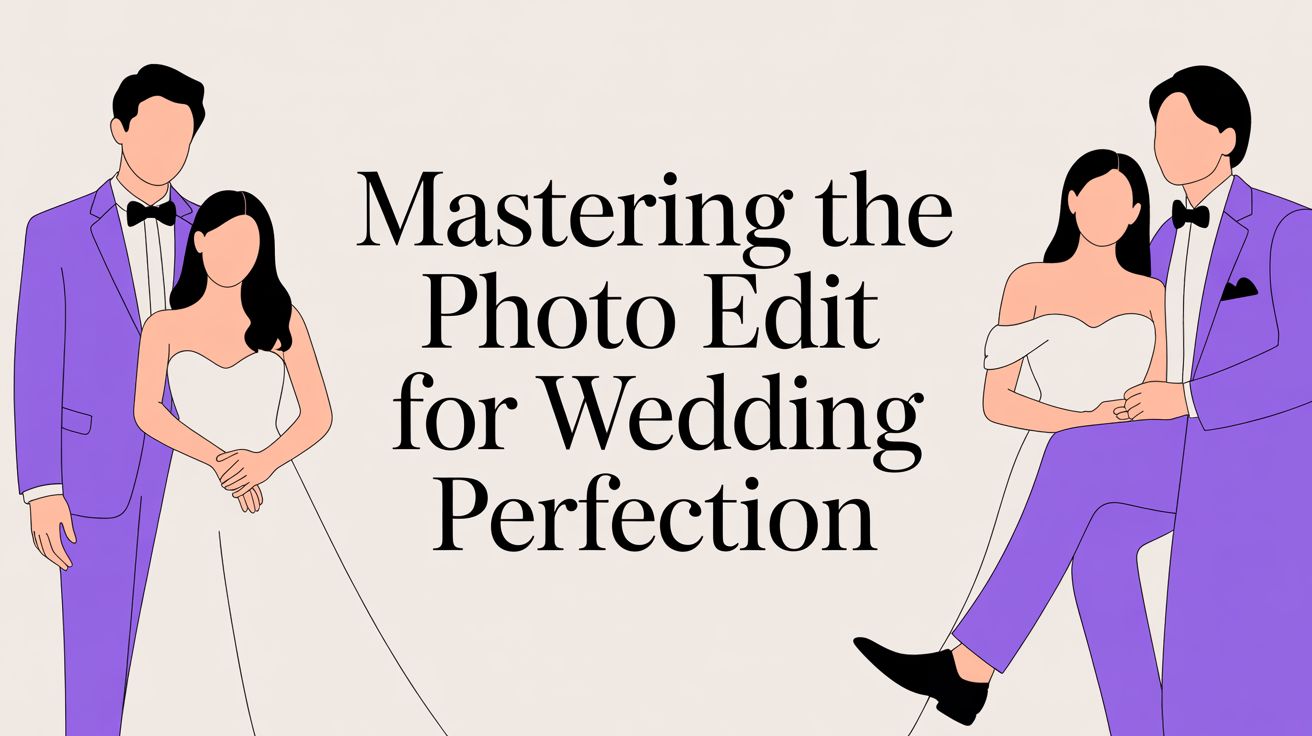 Mastering the Photo Edit for Wedding Perfection