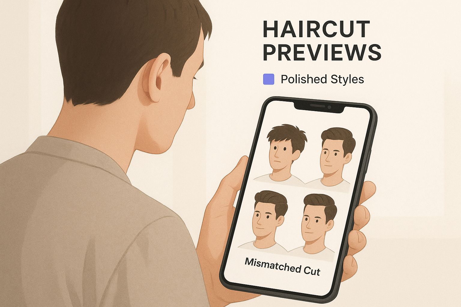 Infographic about ai hairstyle changer