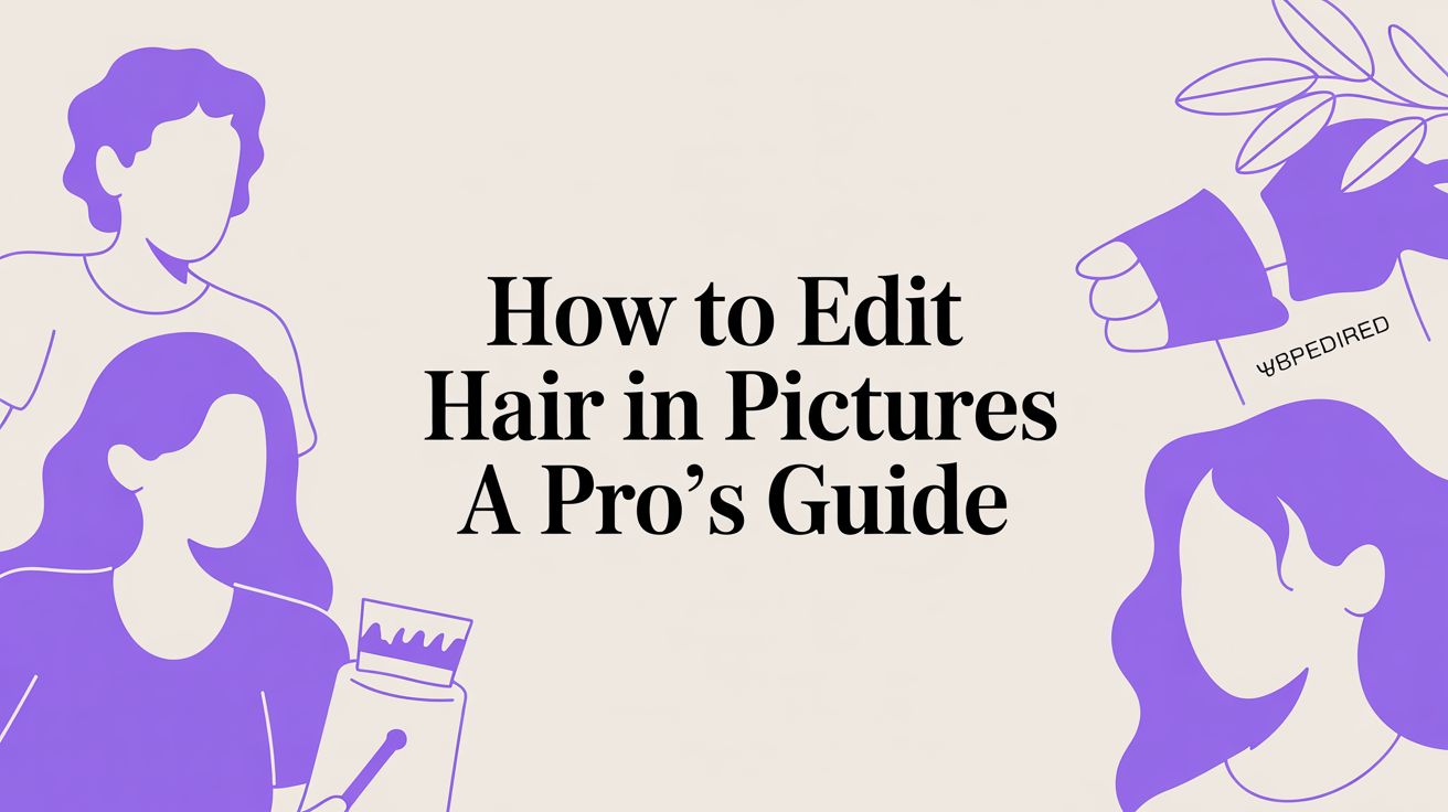 How to Edit Hair in Pictures: A Professional's Guide