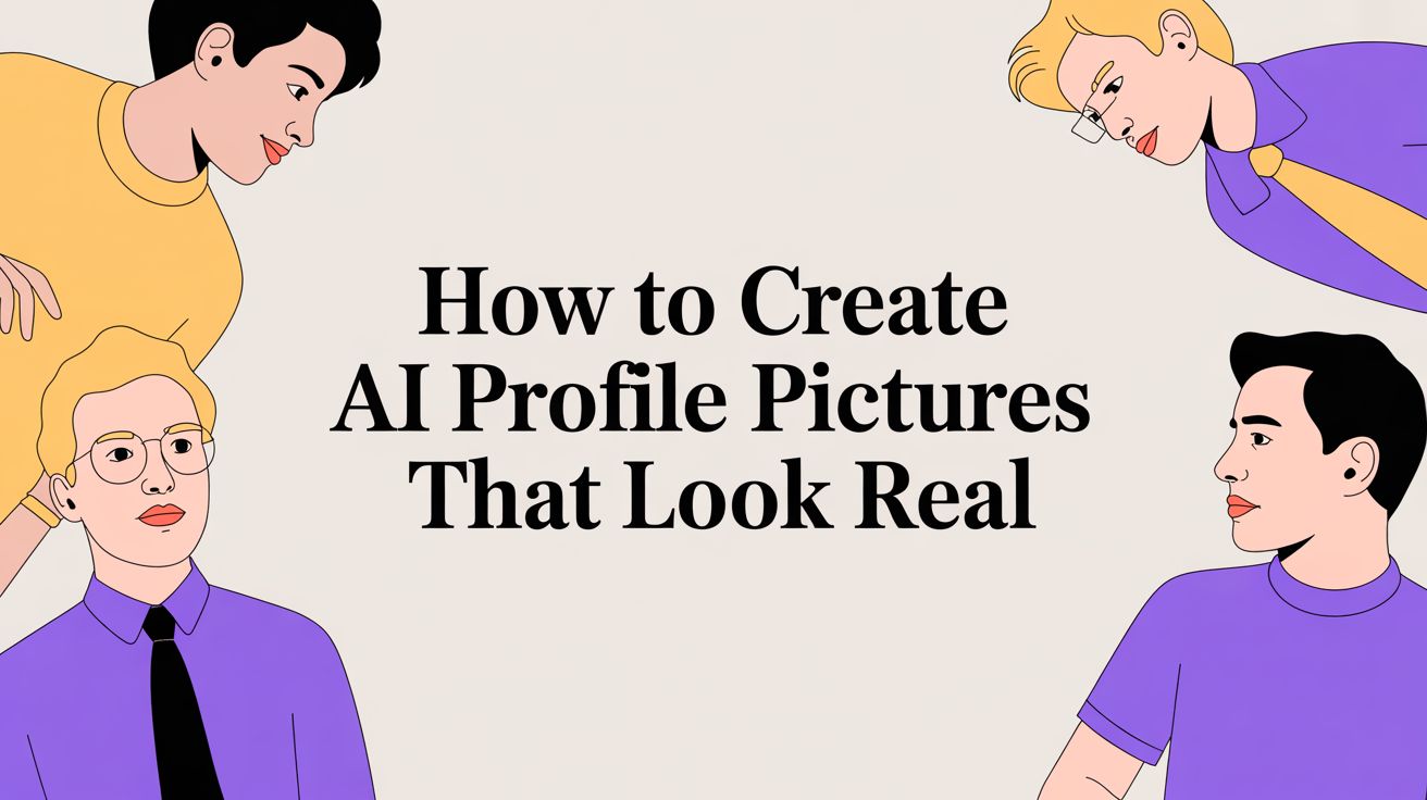 How to Create AI Profile Pictures That Look Real