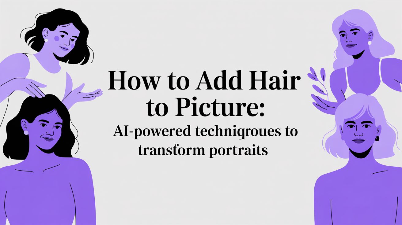 How to add hair to picture: AI-Powered Techniques to Transform Portraits