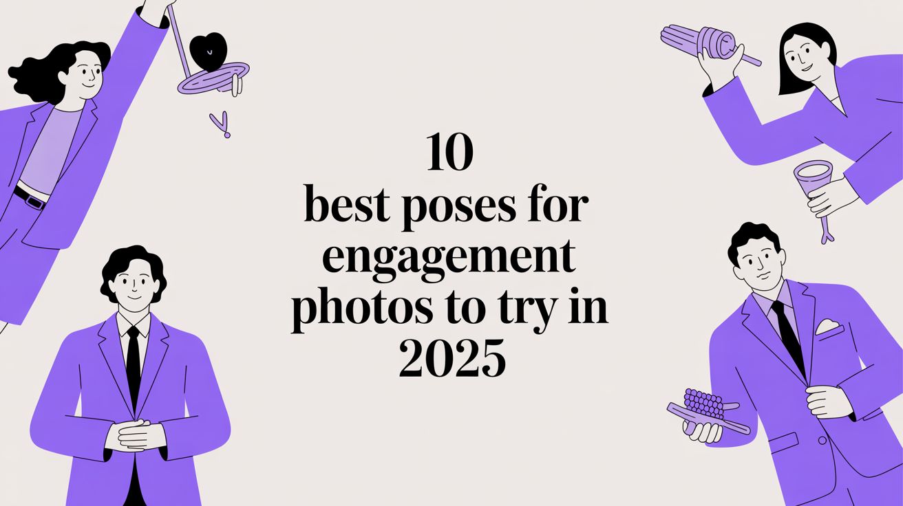 10 Best Poses for Engagement Photos to Try in 2025