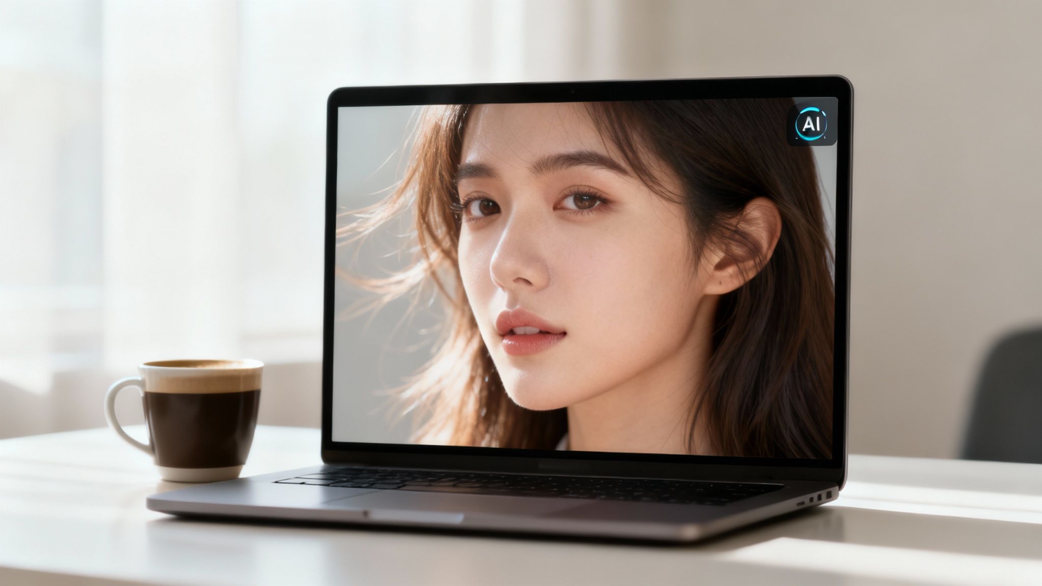 A person editing a video on a smartphone for social media.