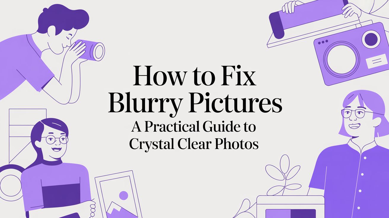 How to Fix Blurry Pictures a Practical Guide to Crystal Clear Photos