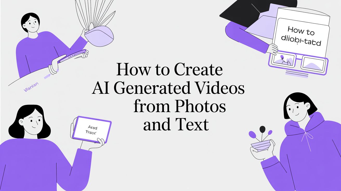 How to Create AI Generated Videos from Photos and Text