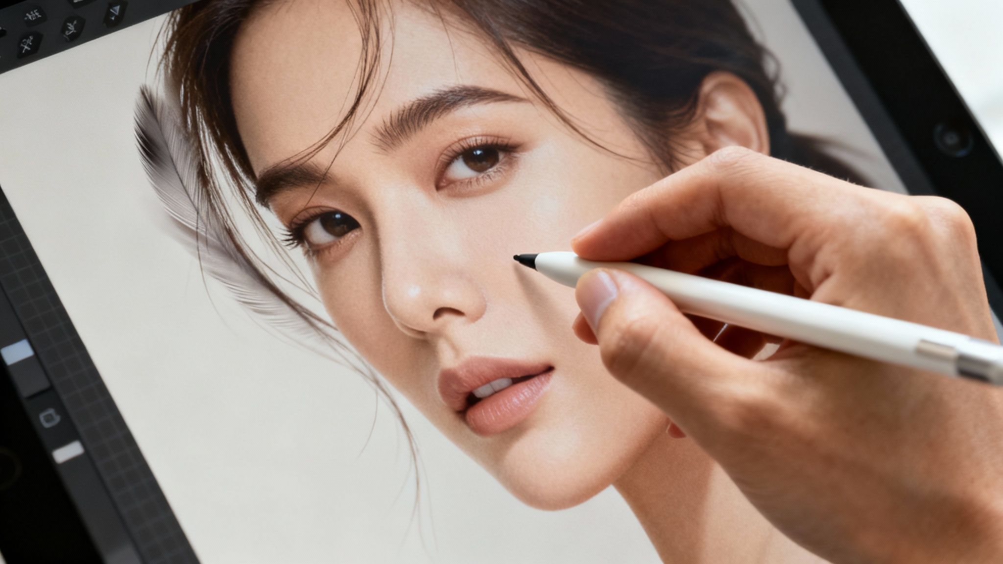 A detailed shot of a camera lens, symbolizing advanced photo techniques.