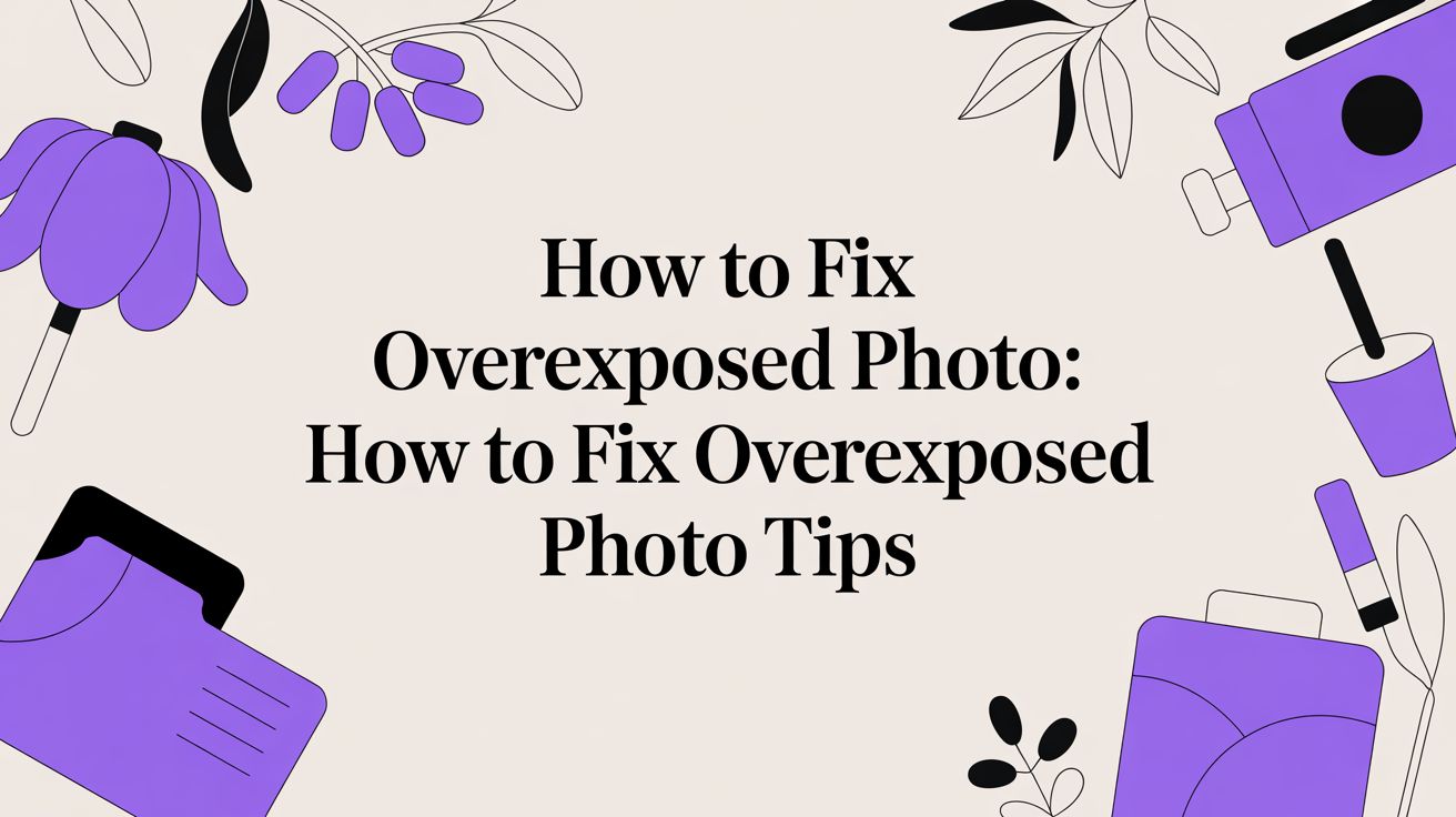 How to Fix Overexposed Photos: An Authoritative Guide