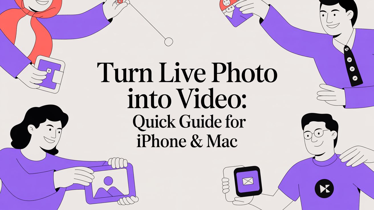 Turn Live Photo Into Video: Quick Guide for iPhone & Mac