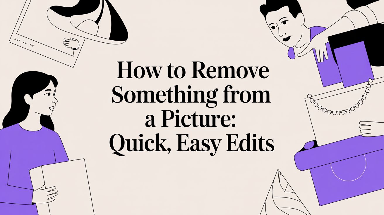 How to Remove Something from a Picture: A Definitive Guide