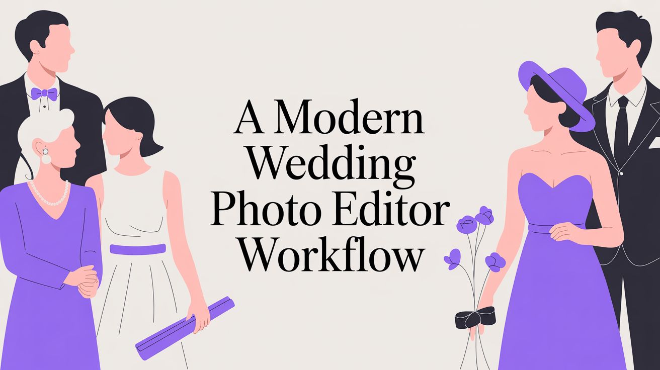A Modern Wedding Photo Editor Workflow