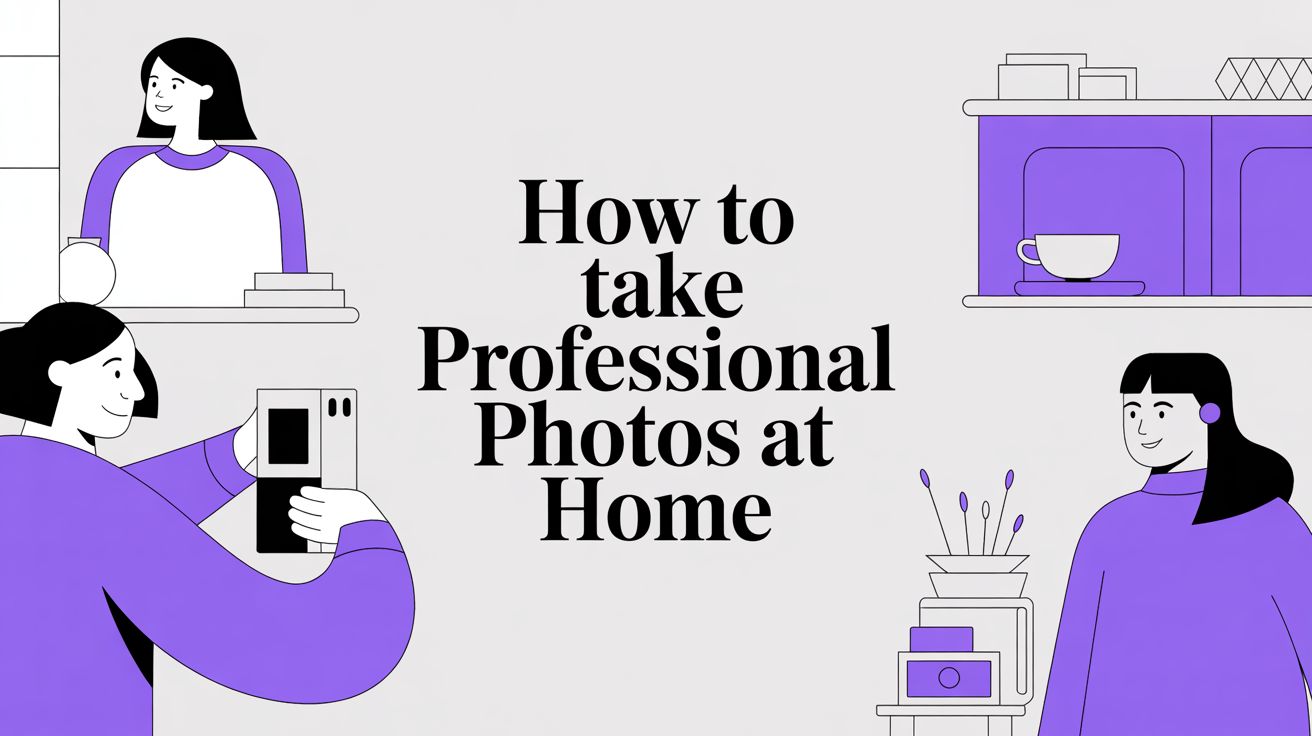 How to Take Professional Photos at Home