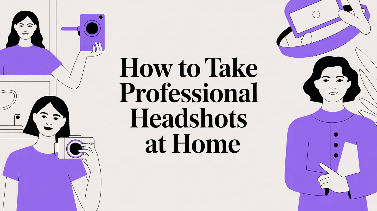 How to Take Professional Headshots at Home