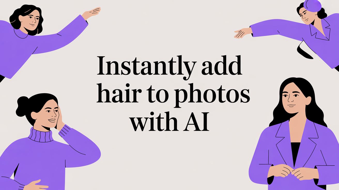 Instantly Add Hair to Photos with AI