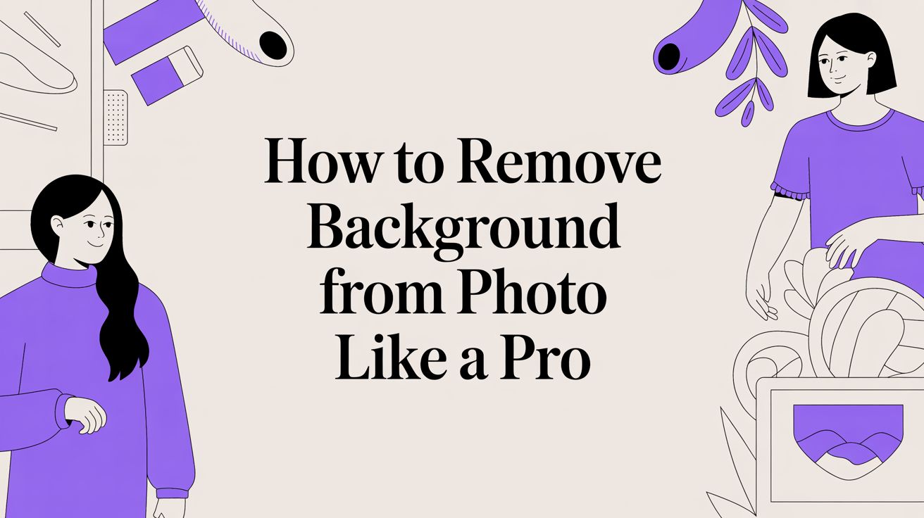 How to Remove Background from Photo Like a Pro