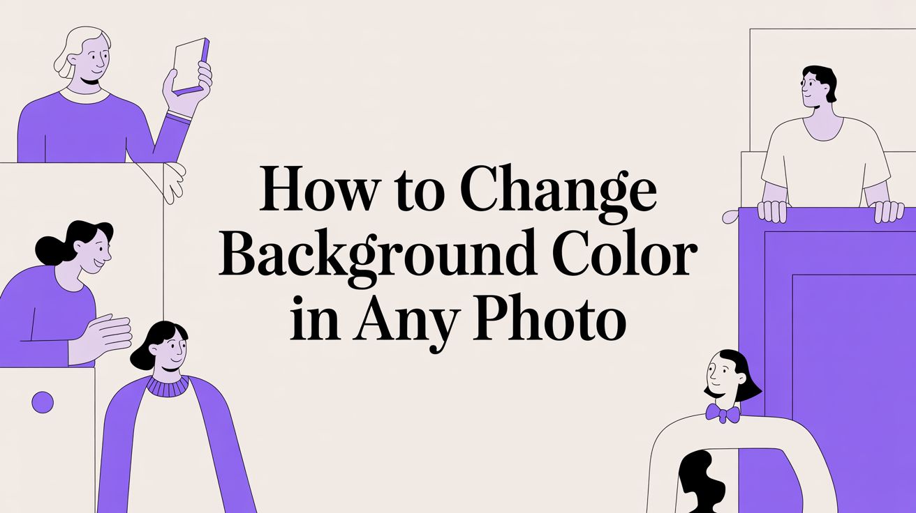 How to Change Background Color in Any Photo
