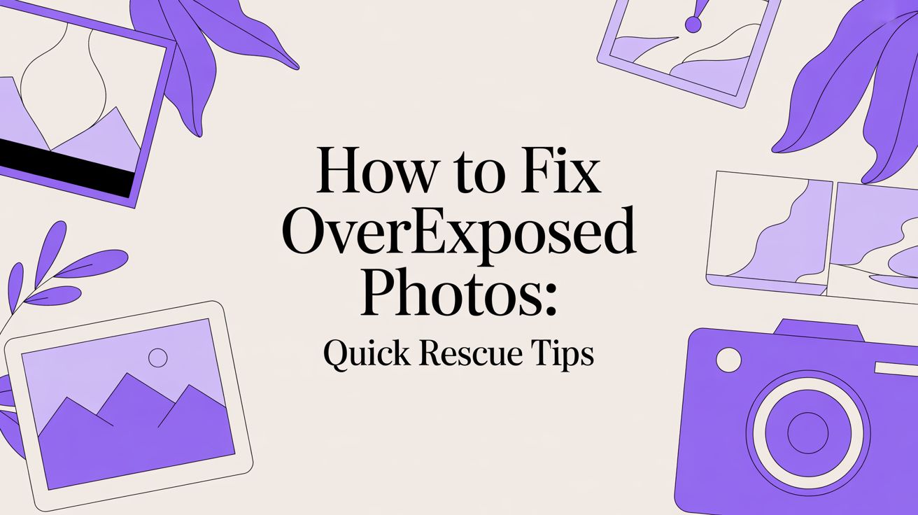 How to Fix Overexposed Photos: A Definitive Guide