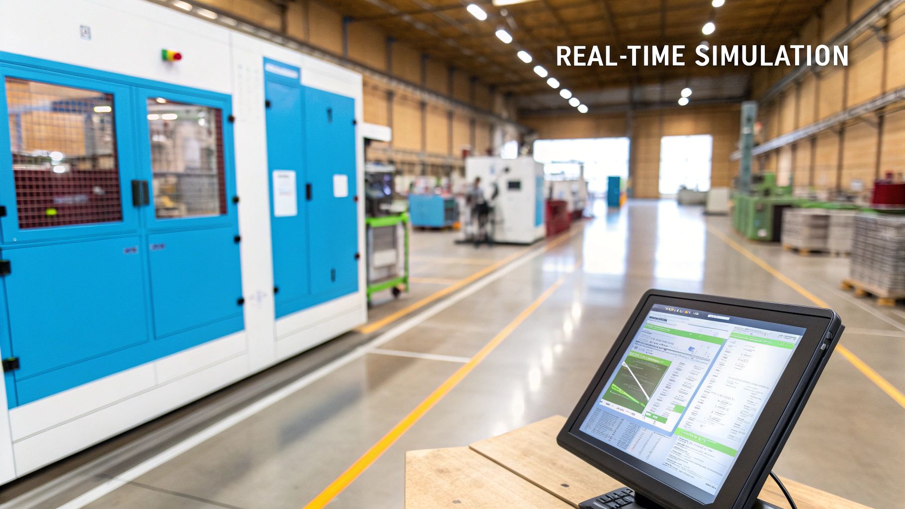 Factory Floor Digital Twin Visualization