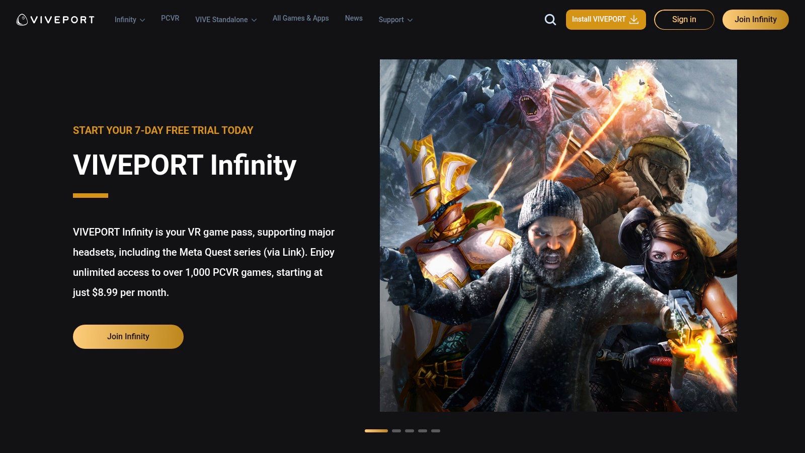 Viveport (HTC’s cross-platform VR store and subscription)
