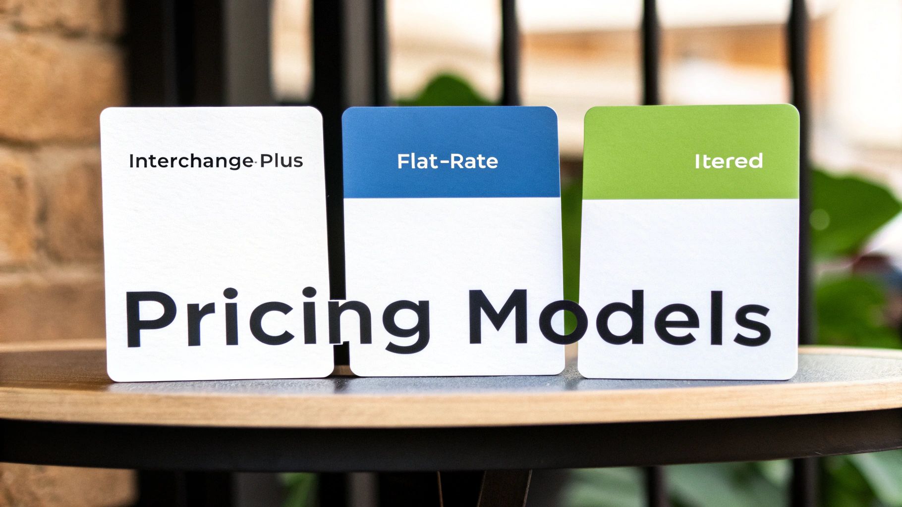 A person comparing different options on a screen, representing the choice between various payment pricing models.