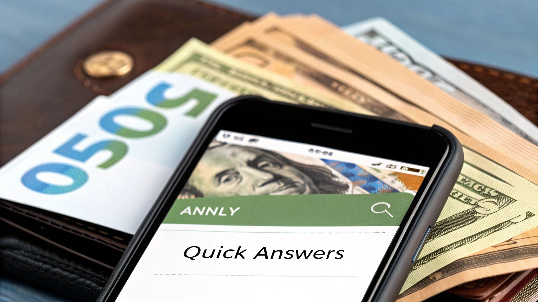 Stylized image showing cryptocurrency coins being exchanged for dollar bills.