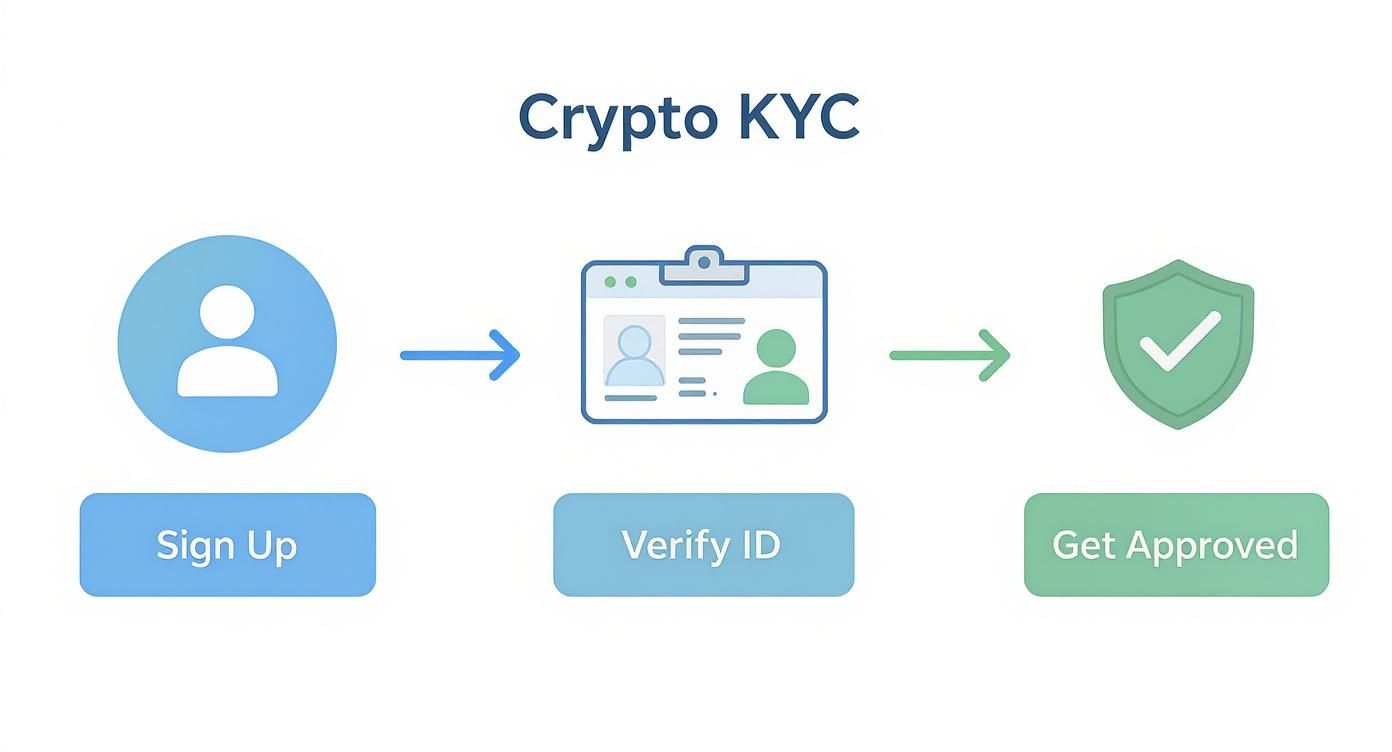 Infographic about kyc in crypto