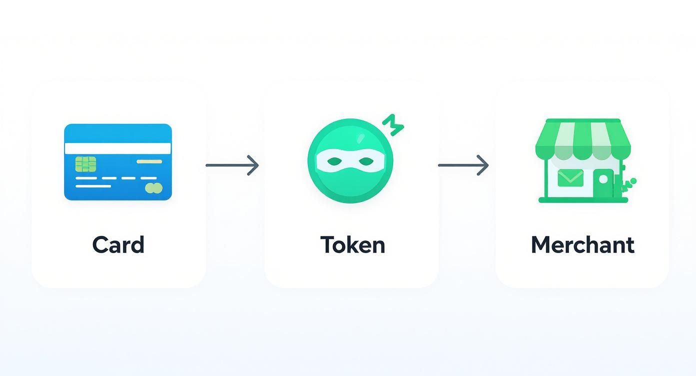 Infographic about what is payment tokenization