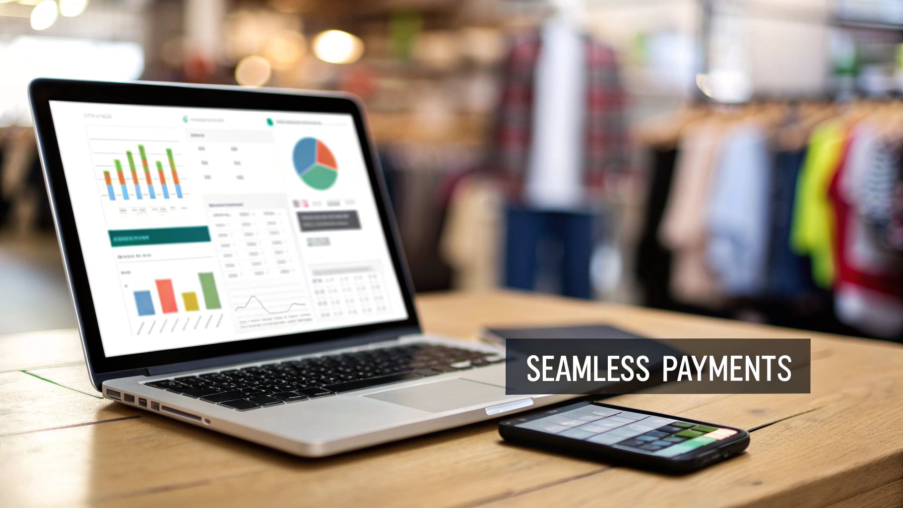 An abstract image showing secure digital transaction connections
