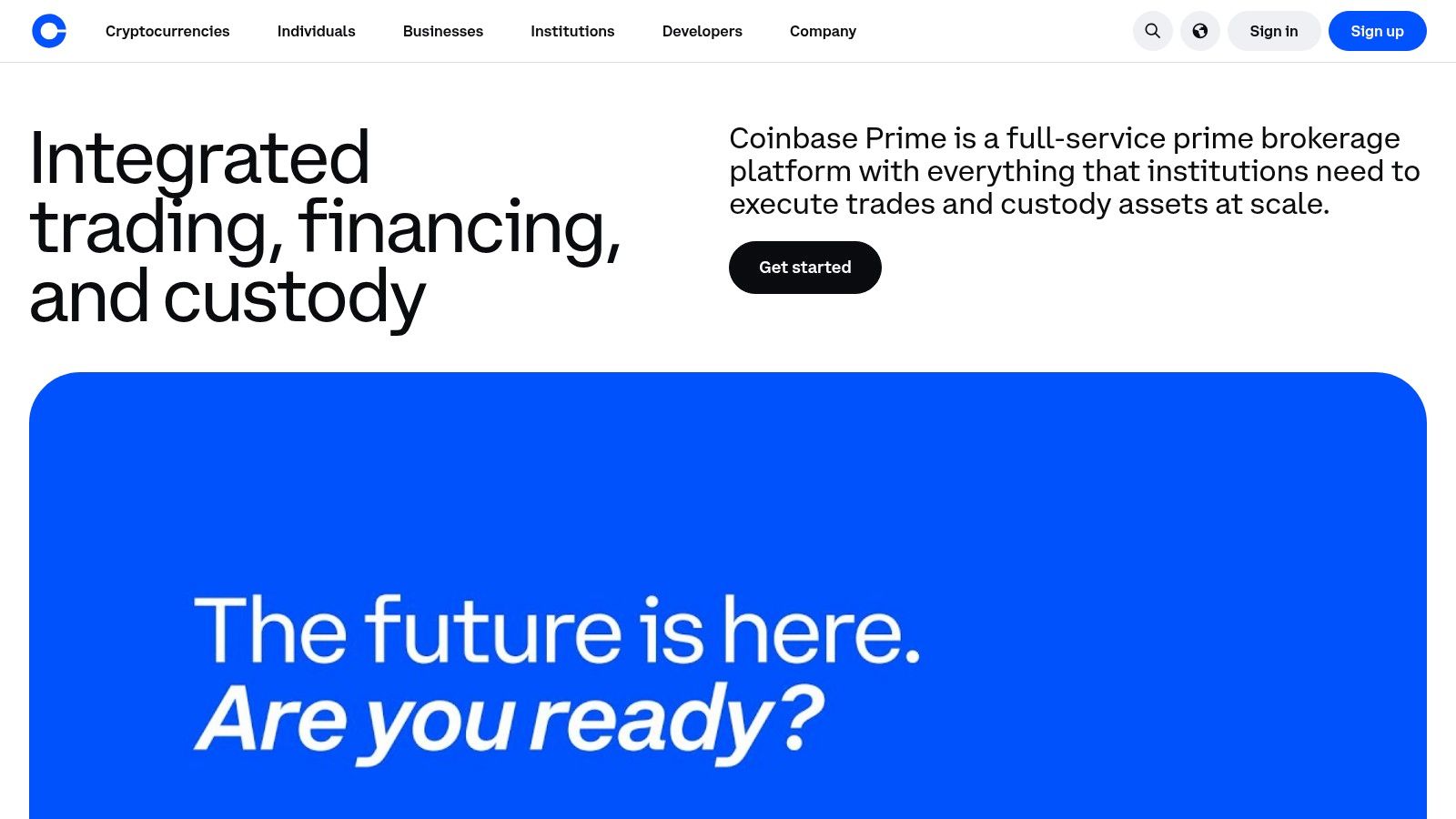 Coinbase Prime (Coinbase Custody Trust Company, LLC)