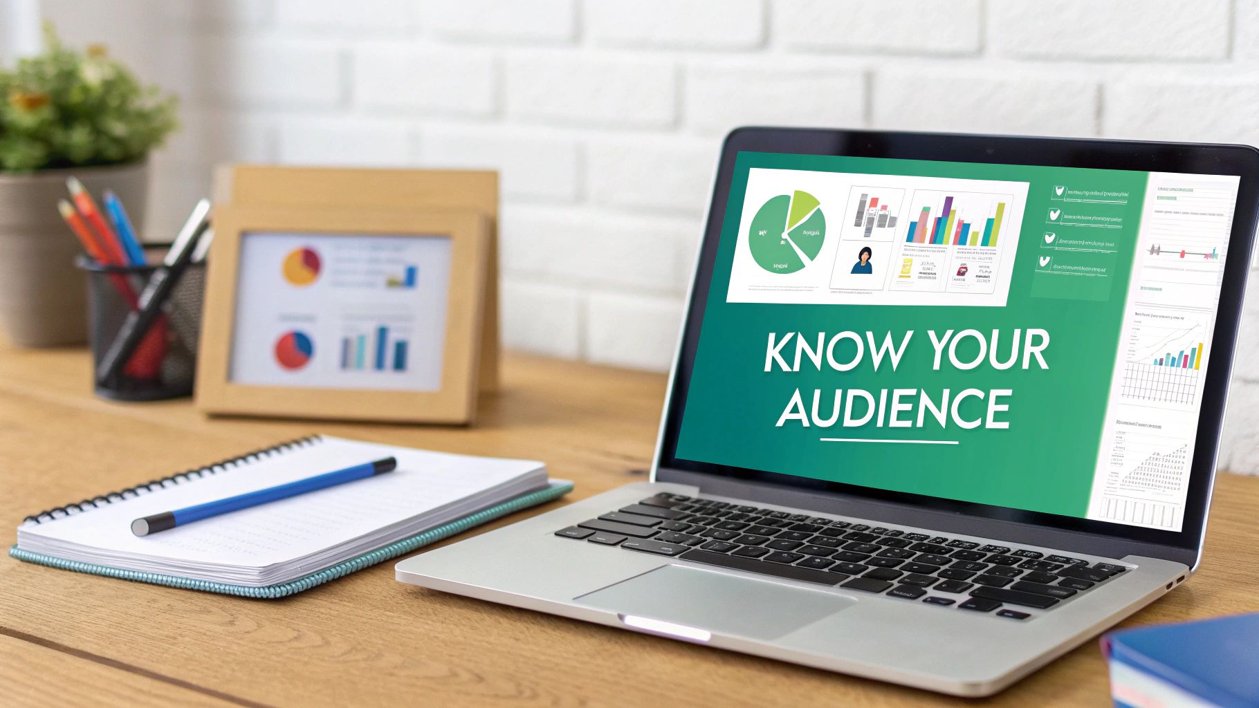 Aesthetic image of a brand mood board with different textures and colors