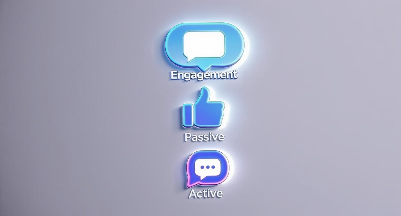 Infographic about what is social media engagement