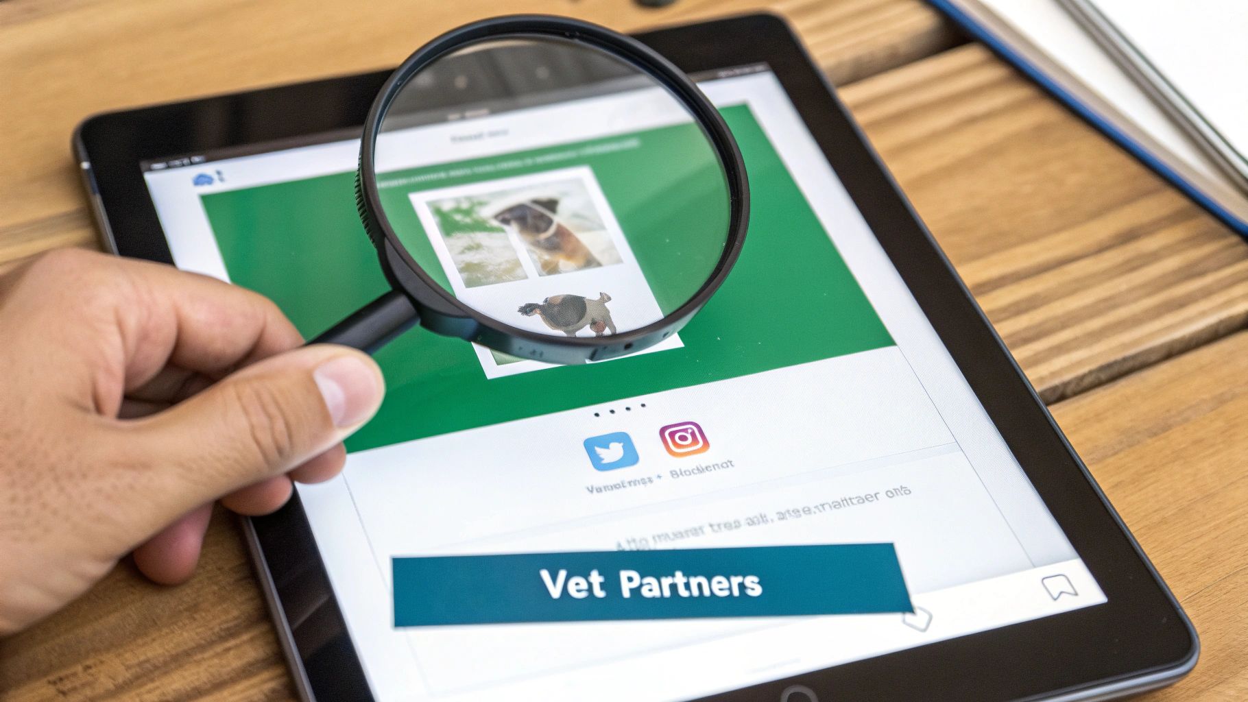 A person's hands holding a smartphone, scrolling through an Instagram feed to find potential partners.