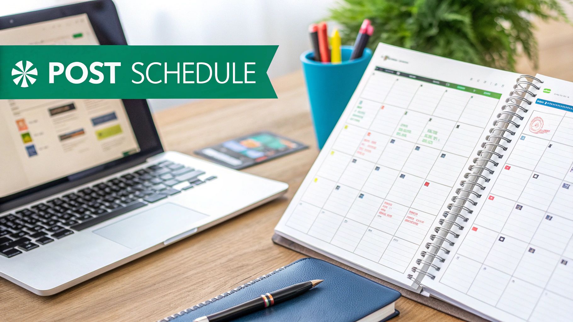 Consistent Posting Schedule with Algorithm Optimization