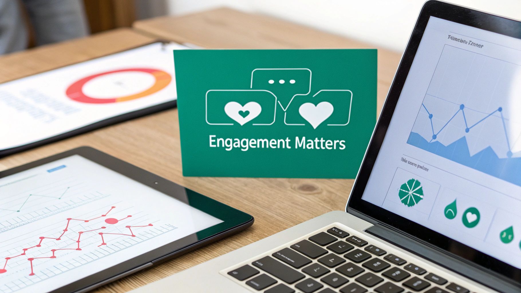 A dashboard from Gainsty showing key Instagram metrics like follower growth and engagement rate.