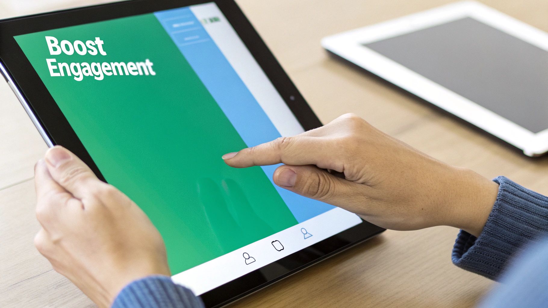 Smartphone showing Instagram with a notification error icon