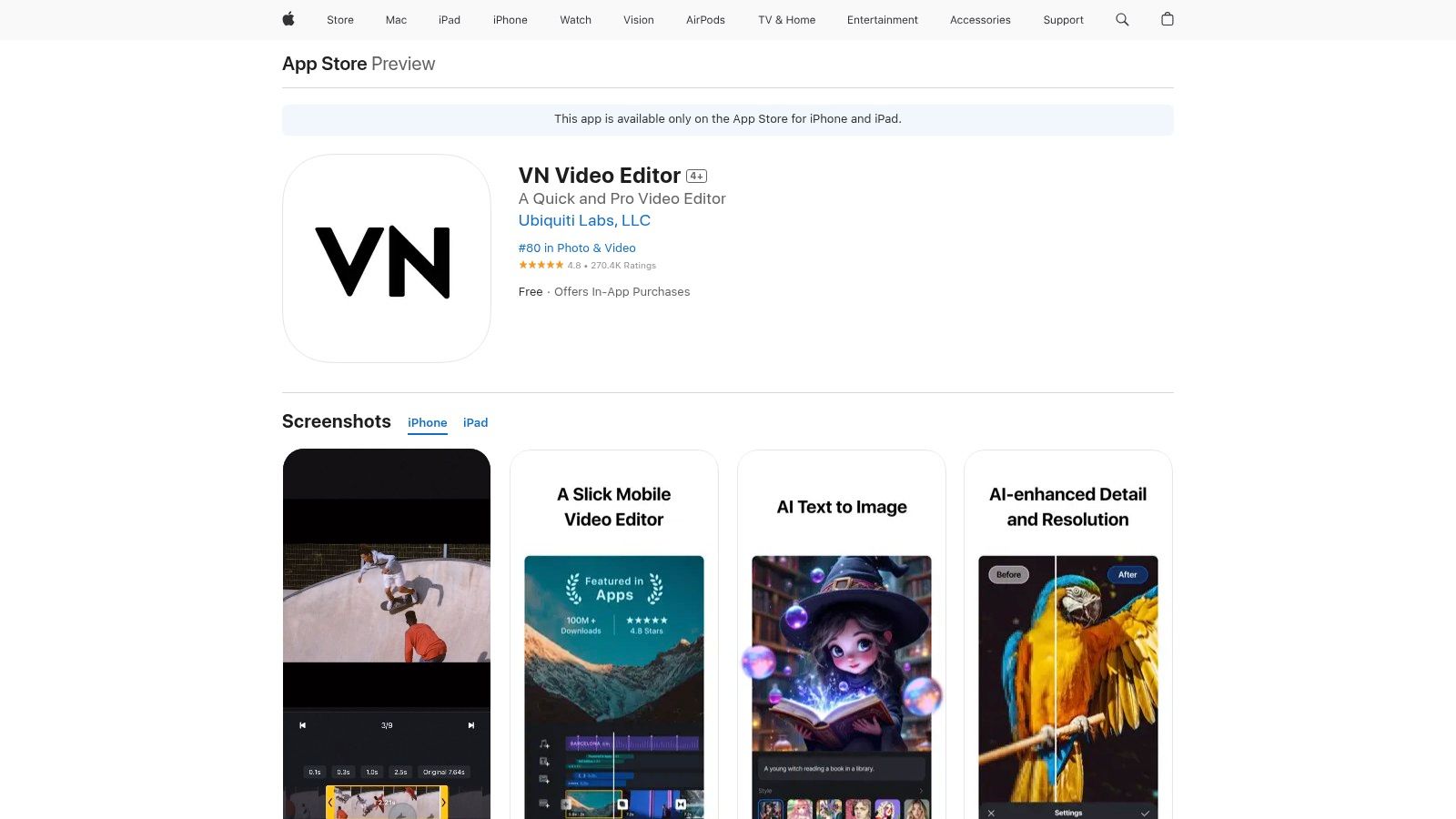 VN – Video Editor (VlogNow)