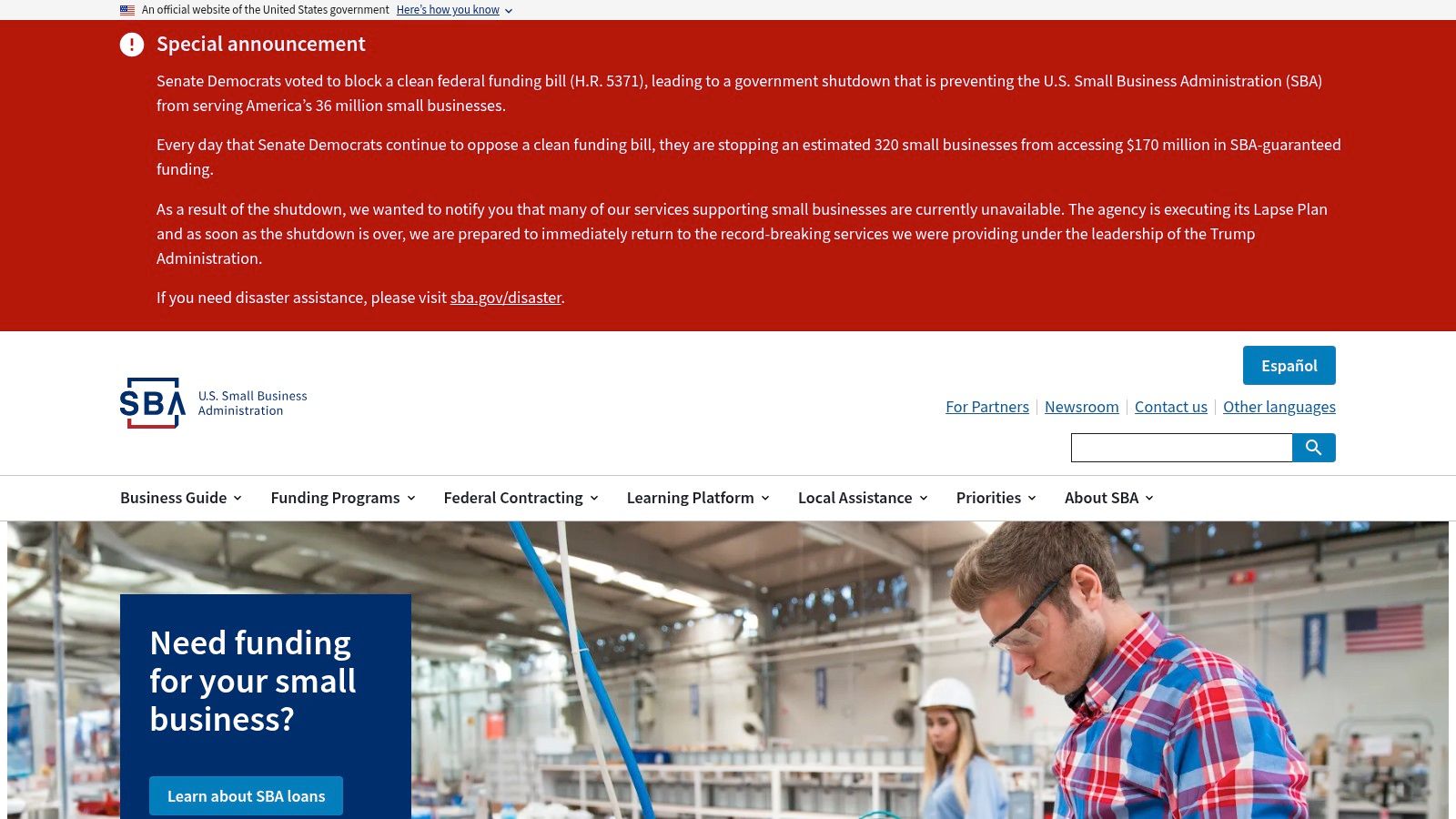 U.S. Small Business Administration (SBA)