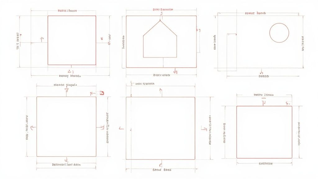 Example gang sheet layout