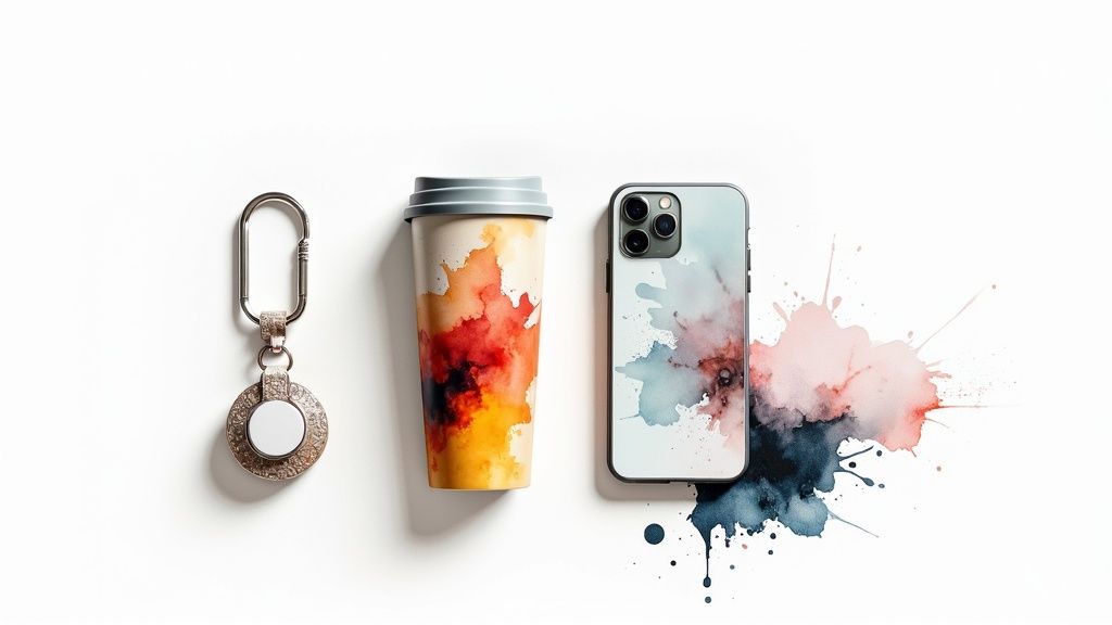 An example of the UV DTF Gang Sheet Builder interface.