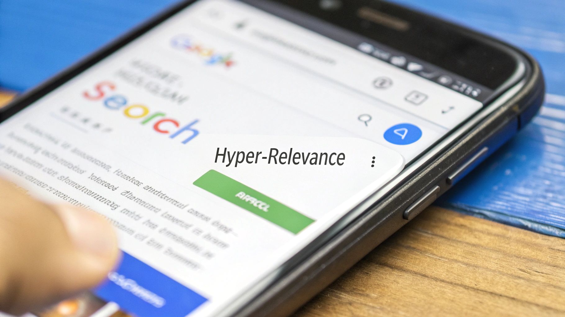 A focused image of a digital marketer structuring a Google Ads campaign on a computer screen, symbolizing ad relevance.