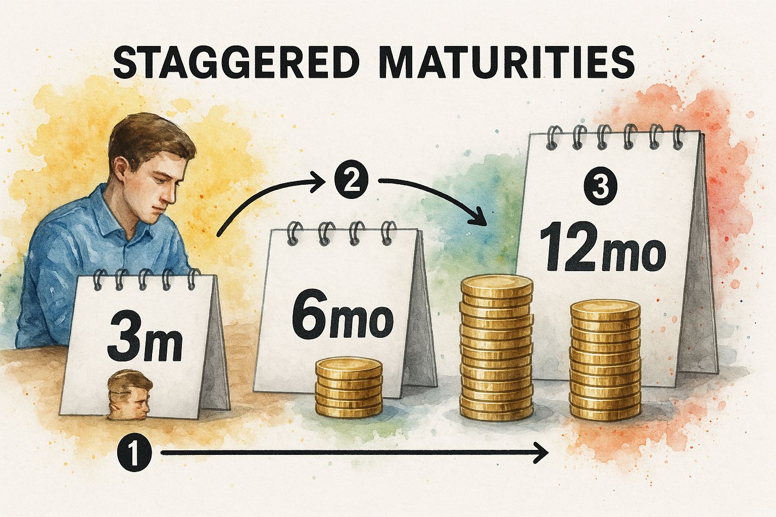Infographic about cd ladder strategy