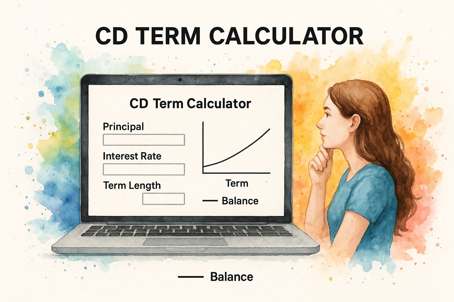 Infographic about cd term calculator