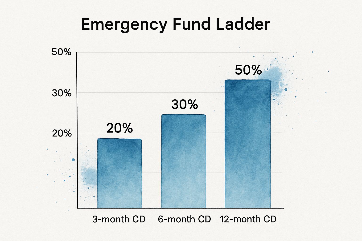 Infographic about cd ladder emergency fund