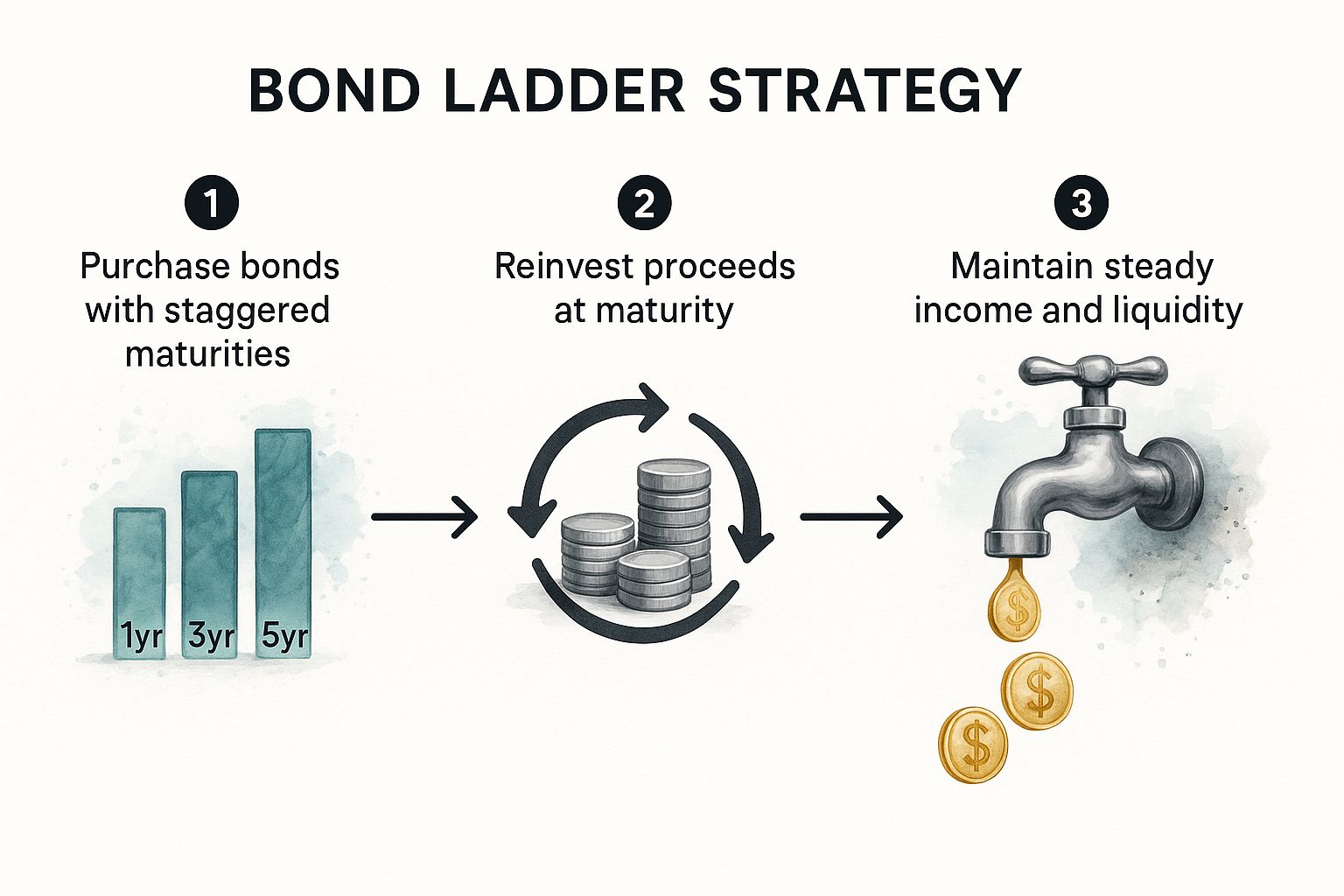Infographic showing key data about Bond Ladder Strategy